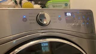 Whirlpool WFW92HEFC0 front load washer starting cold wash with darks