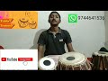 indu pushpam choodi nilkkum rathri.... tabla tutorial with notes.. by ananda sai. u pattazhy