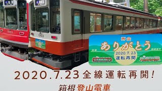 箱根登山鉄道 再会ありがとうヘッドマーク1000形 ベルニナ号Ⅱ