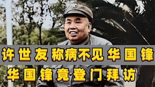 1980年华国锋到南京视察，许世友称病不见，华国锋却执意登门拜访