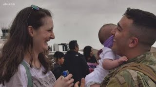 Members of the 278th return home after deployment