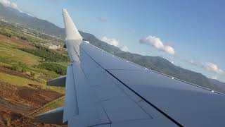 American Airlines Boeing 737 MAX 8, early morning takeoff from Trinidad