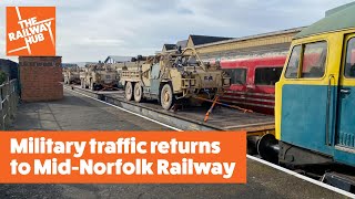 Military traffic returns to Mid-Norfolk Railway