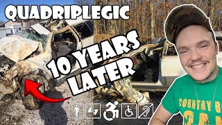 Reflecting on Being Paralyzed for 10 years | Quadriplegic (C5,C6,C7)