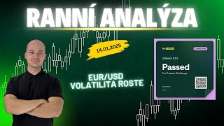 TRADEROVA RANNÍ ANALÝZA NA PÁR EUR/USD