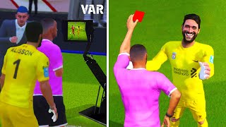 DLS 23 vs eFootball 23 vs FIFA Mobile vs Total vs Vive Le - WHAT HAPPENS IF YOUR GK GET A RED CARD!