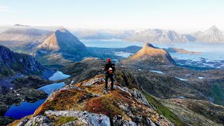 Lofoten Thru-hike - 160 km Alone in Northern Norway [English subtitles, maps]