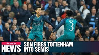 Son Heung-min scores his 12th career UCL goal... setting a new Asian record