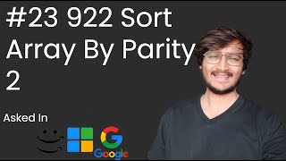 922. Sort Array By Parity II ||LeetCode