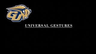 Universal Gestures