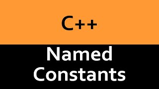 First C++ Program with Named Constants