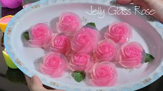 How to Make Jelly Glass Rose / วุ้นกุหลาบแก้ว วุ้นแฟนซี | Jelly Fancy TH