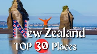 Top 30 Best Places to Visit in New Zealand l  New Zealand Travel Guide