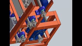 Solidworks Design - Dual Stage Bone Crushing Machine