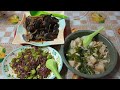 MENU PETAI CAMPUR LANIH JANI GORENG BELACAN,CEMPEDAK MUDA+DAUN SABUNG SUP, KEPAH SAMBAL