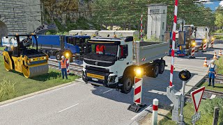 Réparation de la Voie Ferrée pour que les trains passent à Nouveau | Farming Simulator TP