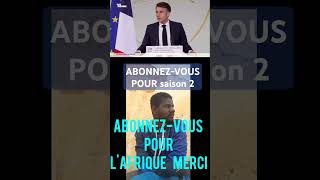 Président Française il ne veut pas quitter l'Afrique