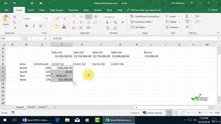 Basic Formulas for Microsoft Excel - Mixed References