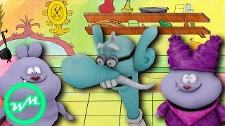 Chowder and Mung Daal Share a Kiss