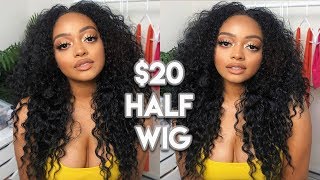 $20 HALF WIG TUTORIAL | OUTRE QUICK WEAVE WATCH ME FINESSE