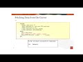 Using Explicit Cursors  in oracle pl sql workshop