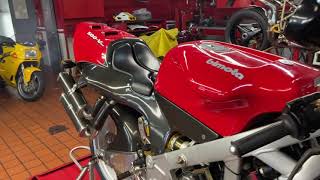 BIMOTA V-DUE ON ORIGINAL FUEL INJECTION STARTING AND RUNNING!