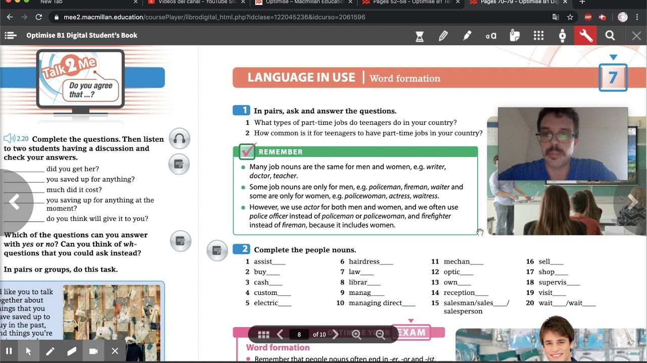 Optimise B1 Lesson 13 Youtube