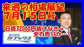 来週の相場展望７月１５日号