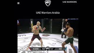 BADREDDINE DIANI VS YOUSRI BELGAROUI UAE WARRIORS ARABIA MMA 84 KG full fight (MAR) vs (TUN)