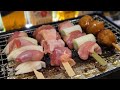 【焼き鳥】昼間から 炉ばた焼器 炙りやⅡ で焼き鳥とビール｜japanese yakitori and beer at home.