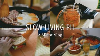 Simple Mindful Habits for Sustainable Living, DIY Food Wrap, Rabokki | Silent Vlog #45 | Philippines