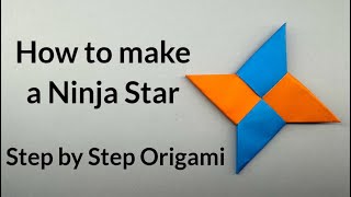 how to make ninja star | Paper Shuriken