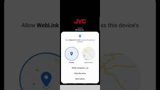 WebLink Host App for JVC -  Android Permissions