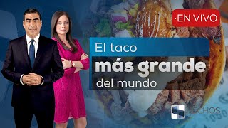 #HechosMeridiano | En Morelos rompieron la marca: ¡Hacen el taco más grande del mundo! (25/02/25)