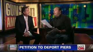 Piers Morgan Tonight, Addressing Alex Jones' White House Petition - Jan 7, 2013