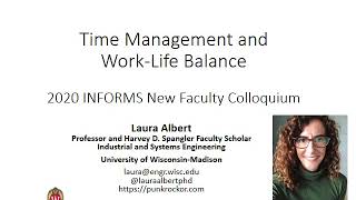 Time Management for New Faculty Members