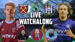 West Ham vs Anderlecht | Europa Conference League Live Watchalong