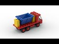 lego legoland 612 tipper truck 1974 speed build