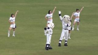 レオライナ＆ブルーレジェンズOPダンス＠県営大宮公園球場／2017.4.18