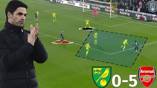 How Arteta's Tactics Made Easy Work Of Norwich | Norwich City vs Arsenal 0-5 | Tactical Analysis