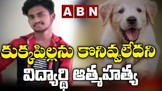 కుక్కపిల్లను కొనివ్వలేదని విద్యార్థి ఆత్మహత్య | Vishaka | ABN Telugu