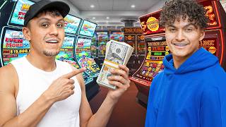 We Did A $5,000 Slot Battle in Vegas