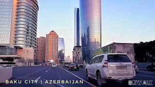 Bakı Küçələri (22 Yanvar 2021) Baki Yollari, Kuceleri | Baku City Driving |Баку Азербайджан #102