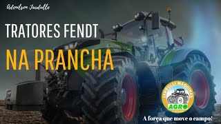 TRÊS TRATORES FENDT NA PRANCHA