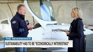 André Borschberg says the future of flight is electric