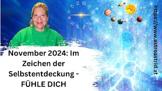 Entdecke deine spirituelle Kraft: November im Zeichen der Selbstentdeckung!  Zeitqualität \u0026 Planeten