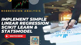 Simple Linear Regression in Python | Scikit-learn and Statsmodel