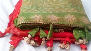 Soft Shiny Brasso Silk Sarees with sequence work blouse n beautiful tassels🤩FREE SHIPPING#brassosilk