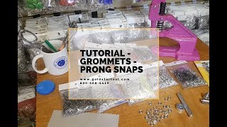 Tutorial - Grommets - Prong Snaps - GoldStarTool.com - 800-868-4419