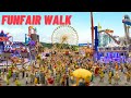 Funfair Carnival Washington Park Jersey City NJ 4K Rides Amusement Park